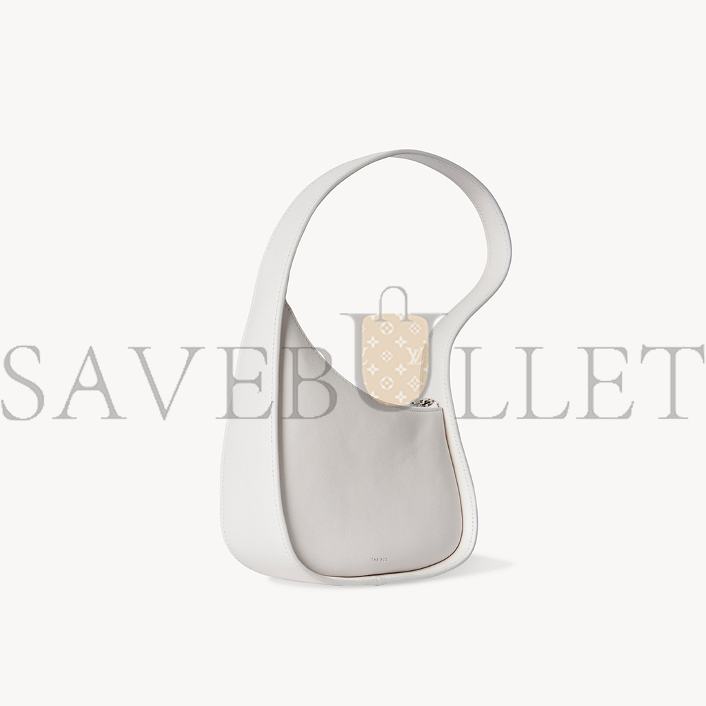 THE ROW HALF MOON BAG IN LEATHER NEW IVORY W1249L52NIVPD （34*20*6cm)